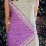 Изысканое вязаное платье