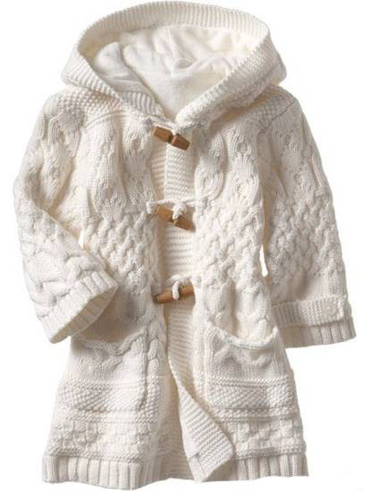детское вязаное пальто, Вязаные пальто 2011