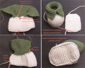 Инструкция вязания пинеток